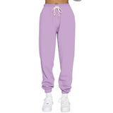 Solid-Color Zipper Sweatshirt And Sweatpants Set