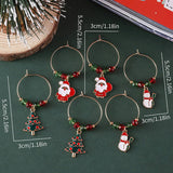 PERSONALIZED SIMPLE CHRISTMAS HOLIDAY EARRINGS_CWAJE1987