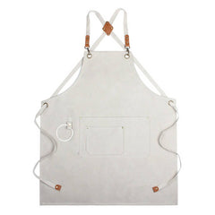 Cwab3994_Cotton Pocket Waterproof Thick Canvas Work Apron