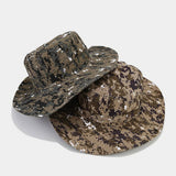 CAMO OUTDOOR SUN HAT FOR HIKING FISHING ADVENTURE_CWAH3884