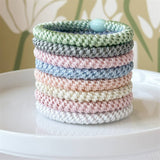 BOXED SMALL FRESH MIXED COLOR HAIR TIE 8 PIECE SET_CWAHA2438