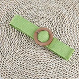 Cwabe0544_Vintage Braided Round Buckle Belts