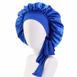 ELASTIC RIBBON SILK BOW NIGHTCAP_CWAH1475