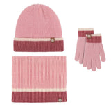 Winter Childrens Knitted Color Matching Scarf Set_Cwmm2872