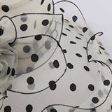 Women Mesh Wavy Edge Beach Sun Hat_Cwah1209