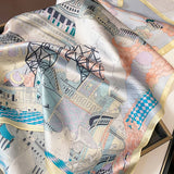 SQUARE SCARF CHIC STREET STYLE NECK HAIR WRAP_CWASC0619