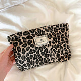 Leopard Print Makeup Bag Travel Toiletry Pouch_Cuab00648