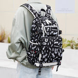 BACKPACKS FOR SCHOOL LARGE STYLISH HEAT PRINT_CWAB5387
