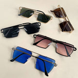 FLAT TOP FRAME SQUARE SUNGLASSES_CWASG0100