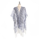 TASSEL PAISLEY PRINT OPEN FRONT KIMONO CARDIGAN_CWASC0790