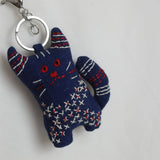 HAND EMBROIDERED STARRY CAT PLUSH CHARM_CWMM6012