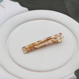 ACETATE HOLLOW SQUARE HAIR CLIP DUCKBILL BANG PIN_CWAHA2624