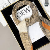 Velvet Wool Scarf Elegant Floral Pattern Wrap_Cwasc0904