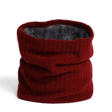 SOLID COLOR PLUS VELVET ELASTIC WARM NECK GAITER_CWASC1023