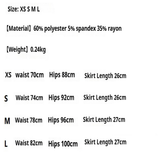 CASUAL HIGH WAIST PLEATED SKIRT FOR WOMEN_CWDSD8336