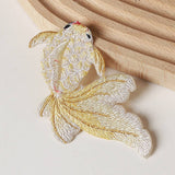 3D GOLDFISH EMBROIDERED PATCH FOR STAIN REPAIR_CWMM5930