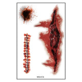 BLOODY SCAR TATTOOS HALLOWEEN PARTY WOUNDS_CWMM8378