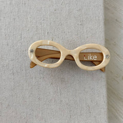 Hollow Sunglasses Acetate Hair Clip Minimalist_Cwaha07768