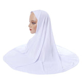 DOUBLE LAYER ROUND EDGE WOMENS HIJAB HEADSCARF_CWASC2421