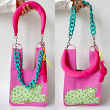 Adjustable Knitted Shoulder Strap Chain Bag Strap_Cwmm1071