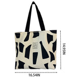 Tote Bags Canvas With Color Block Stitching_Cwab2041