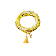 HANDMADE TASSEL ANKLET WING CHARM DESIGN_CWMM6364