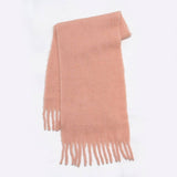 GRADIENT LOOP YARN TASSEL SCARF FOR WINTER_CWASC2354