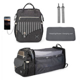 SIMPLE FOLDING BED MOTHER AND BABY BAG_CWAB2241