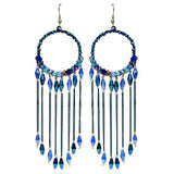 STYLISH TASSEL HANDMADE BEADED EARRINGS_CWAJE0842