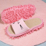 Washable Mop Slippers Mop Shoes Dusting Slippers
