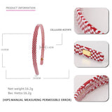 Vintage Acetate Houndstooth Headband Hairpin