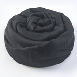 SOLID COTTON LINEN SCARF FOR WOMEN SUMMER SUN PROT_CWASC1451