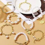 PEARL CHARM BEADED BRACELET_CWAJE0454