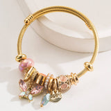 LUXURY BUTTERFLY CHARM BEADED BRACELET_CWMM8487