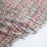 PLAID CIRCLE SCARF FALL WINTER WOVEN WRAP_CWASC0156