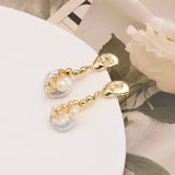 NEW HIGH END ALL MATCH NATURAL PEARL EARRINGS_CWAJE3801