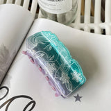 Cwaha1546_Dream Color Hair Claw Clip,Bear,Mermaid,Line