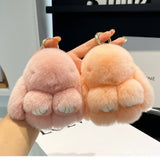 NEW MINI CUTE PLUSH BUNNY CAR KEYCHAIN PENDANT_CWMM2448