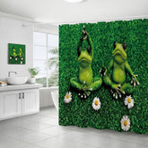 HOT SALE DIGITAL PRINTED FROG SHOWER CURTAIN_CWMM1805