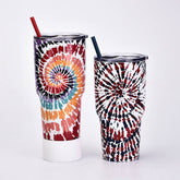 NEW TIE DYE LARGE CAPACITY THERMAL WATER CUP_CWMM0989