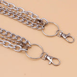 MINIMALIST RETRO HIP HOP PANTS CHAIN_CWMM0671