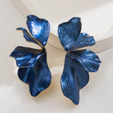 Baroque Petal Layered Earrings Vintage Style_Cwaje05873