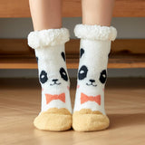 Warm Christmas Leg Covers Plush Indoor Slippers_Cwms0718