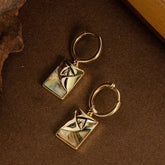 GEOMETRIC RECTANGULAR ABALONE DROP EARRINGS_CWMM4327