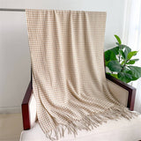 Vintage Houndstooth Faux Cashmere Scarf-Long Wrap_Cwasc1445