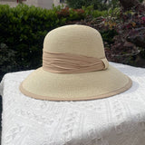 SUMMER SUN PROTECTION OVERSIZED BRIM SUN HAT_CWAH3467