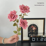 ARTIFICIAL CAPPUCCINO ROSE BOUQUET WITH 3 HEADS_CWMM6505