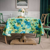 Tie-Dye Camouflage Printed Pastoral Tablecloth_Cwmm0975