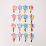 GLITTER BB CLIP SET WITH STARS HEARTS FOR GIRLS_CWAHA6714