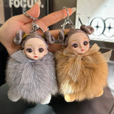 CUTE PRINCESS DOLL CAR KEYCHAIN BAG PENDANT_CWMM2583